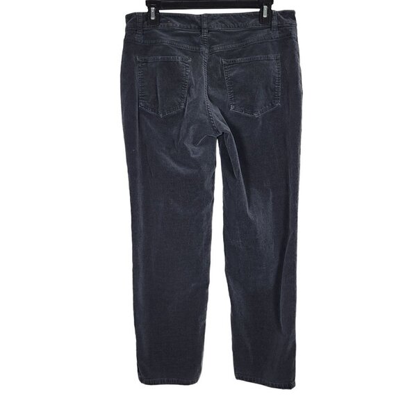 Talbots Women's Simply Flattering 5-Pocket Straight Black Corduroy Pants Sz 8P - Picture 4 of 9